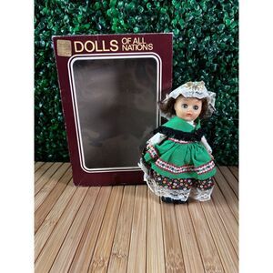 Vintage Fishel Dolls of All Nations Ireland Doll 8" in Original Box
